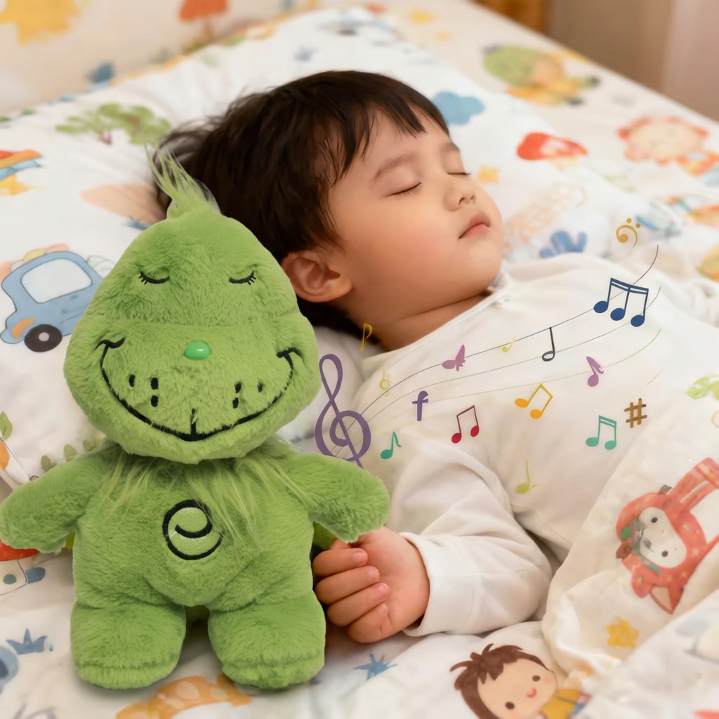 Mr. Verde™ Peluche que respira e ilumina